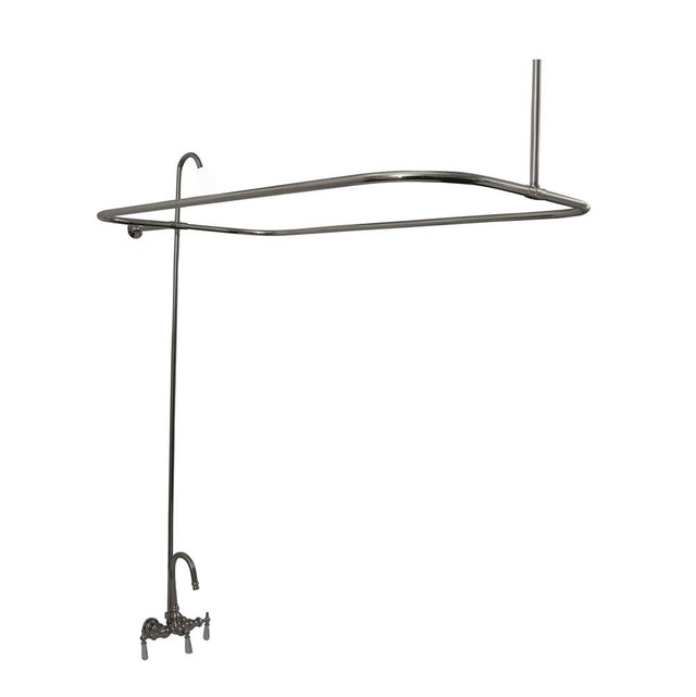 Barclay - Shower Unit for CI Tubs, Less  Showerhead, Polished Chrome - Polished Chrome