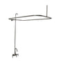 Barclay - Shower Unit for CI Tubs, Less  Showerhead, Polished Chrome - Polished Chrome
