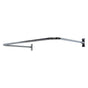 Barclay - 4140 ''U'' Shower Rod, 54 x 26'',  w/Flanges, Polished Chrome - Polished Chrome