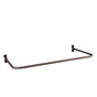 Barclay - 30'' U Shower Rod, Brushed Nickel - Polished Nickel