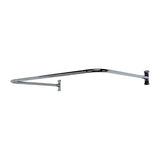 Barclay - 30'' U Shower Rod, Polished Chrome - Polished Chrome