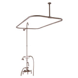 Barclay - Converto, Hand Held Shwr, 48''  Rod, Acrylic Tub, Pol Brass - Polished Brass