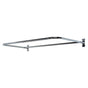 Barclay - 4145 ''D'' Shower Rod, 60 x 26'',  w/Flanges, Polished Chrome - Polished Chrome
