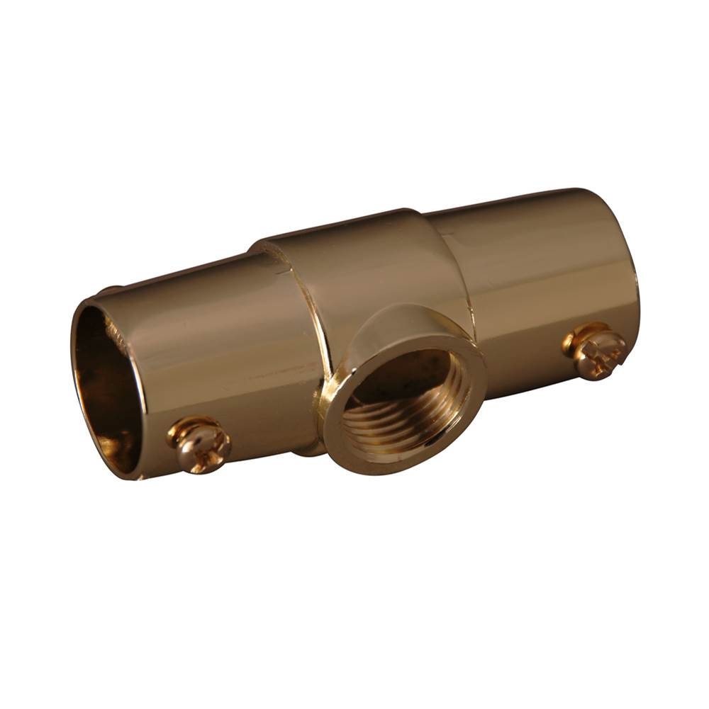 Barclay - Ceiling Tee for 4150 Rod,  Polished Brass - Polished Brass