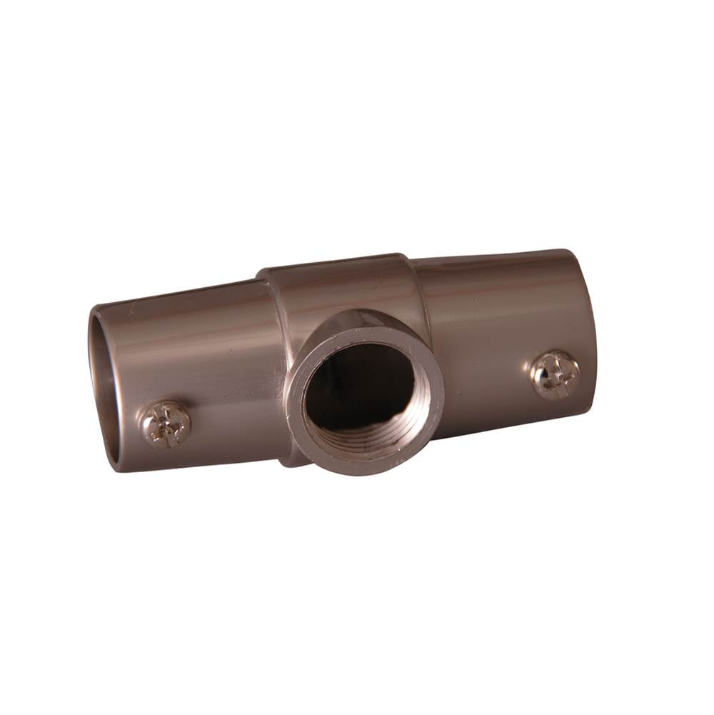 Barclay - Ceiling Tee for 4150 Rod,  Satin Nickel - Satin Nickel
