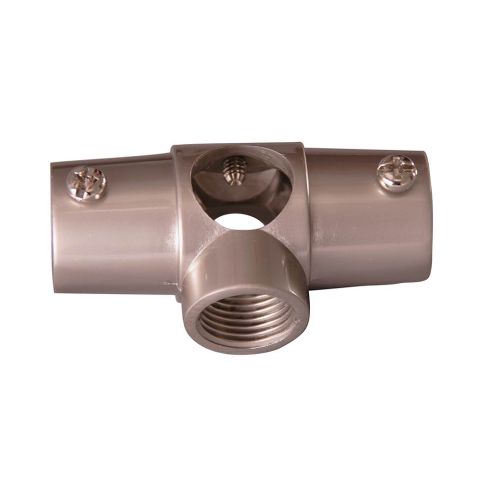 Barclay - Wall Tee for 4150 Rod,  Brushed Nickel - Satin Nickel