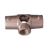 Barclay - Wall Tee for 4150 Rod,  Brushed Nickel - Satin Nickel