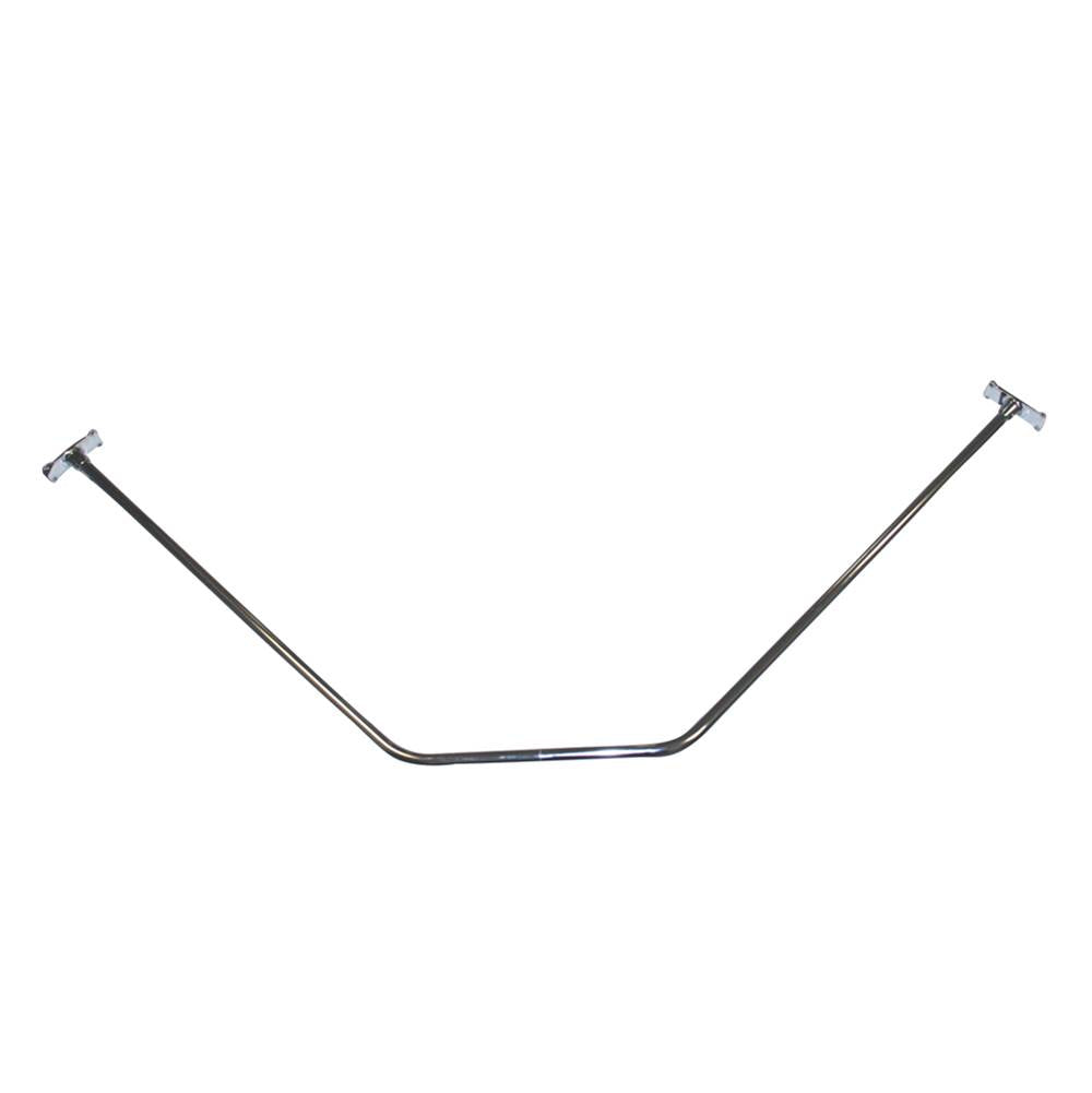 Barclay - 4156 Neo Angle Shower Rod,  36x16x36'', Polished Chrome - Polished Chrome