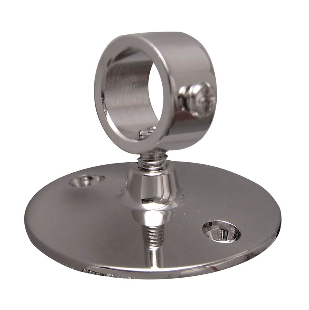 Barclay - Wall Support for 4185,  Polished Chrome - Polished Chrome