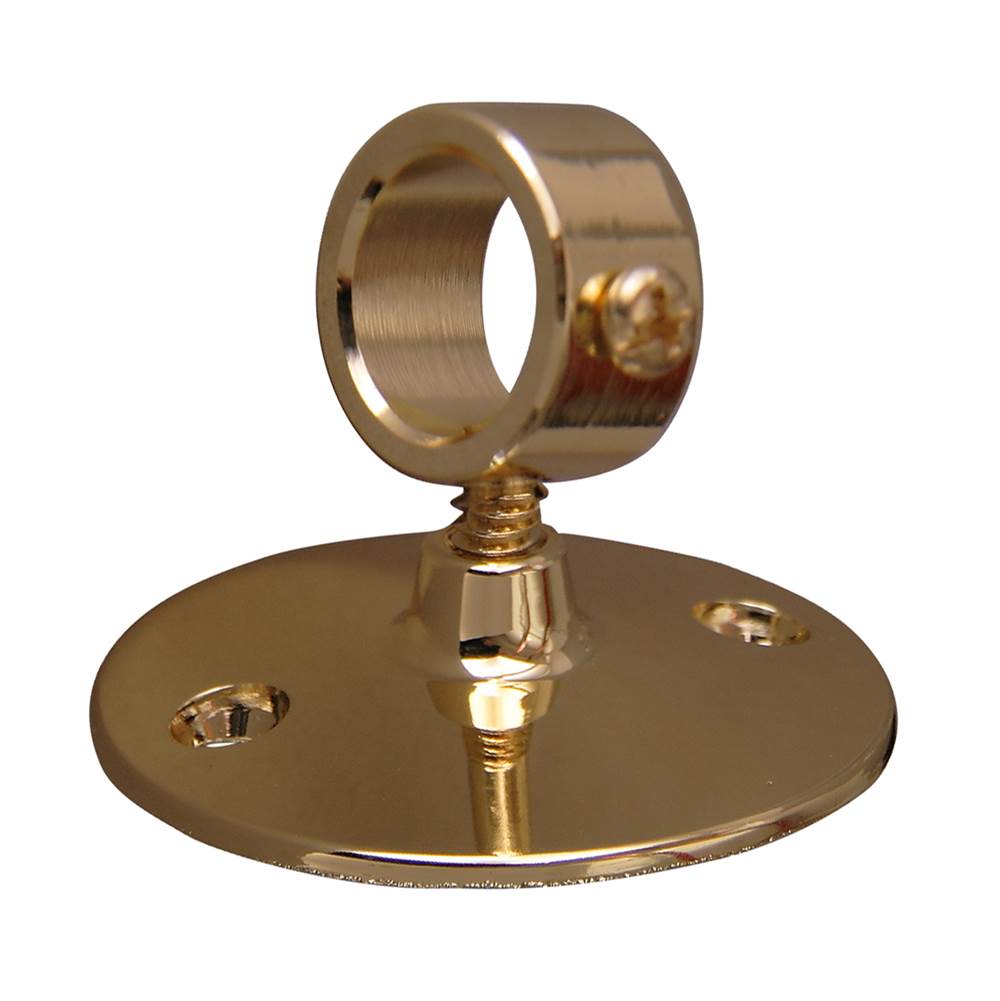 Barclay - Wall Support for 4185,  Polished Brass - Polished Brass