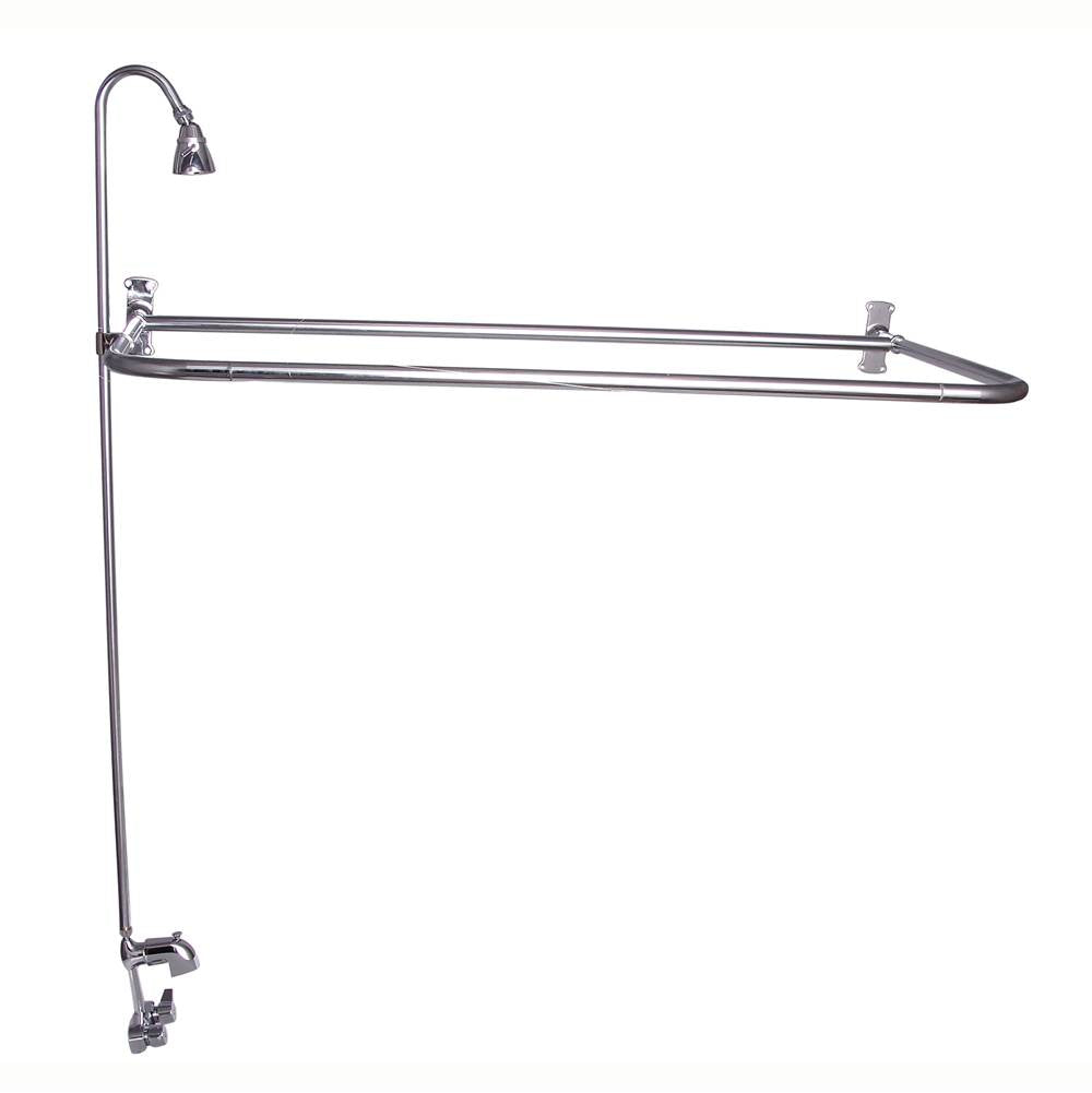 Barclay - Converto Shower w/48'' D-Rod,  Code Spout, Polished Chrome - Polished Chrome