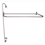 Barclay - Converto Shower w/54'' D-Rod,  Code Spout, Brushed Nickel - Brushed Nickel
