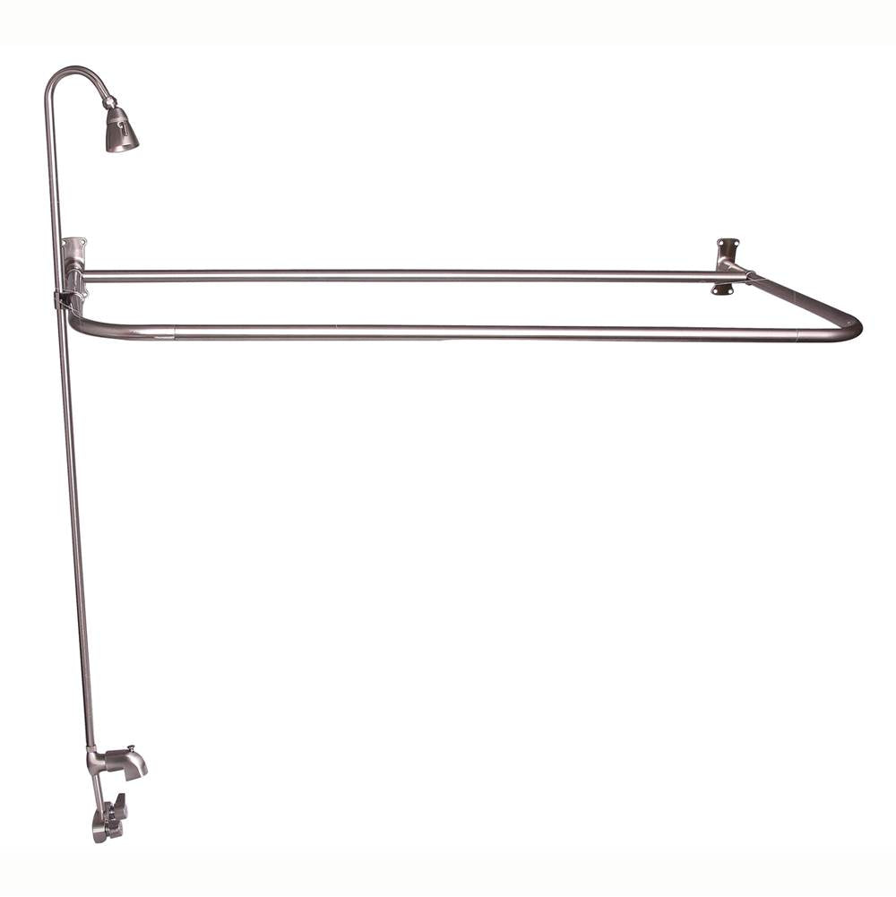 Barclay - Converto Shower w/60'' D-Rod,  Code Spout,Brushed Nickel - Brushed Nickel