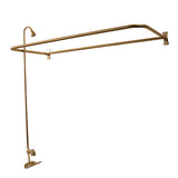 Barclay - Converto Shower w/60'' D-Rod,  Code Spout, Polished Brass - Polished Brass