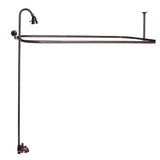 Barclay - Converto Shower w/54'' Rect Rod , Fct, Riser, Oil Rubbed Brnze - Oil Rubbed Bronze