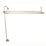 Barclay - Converto Shower w/48'' Rect Rod , Fct, Riser, Polished Brass - Polished Brass