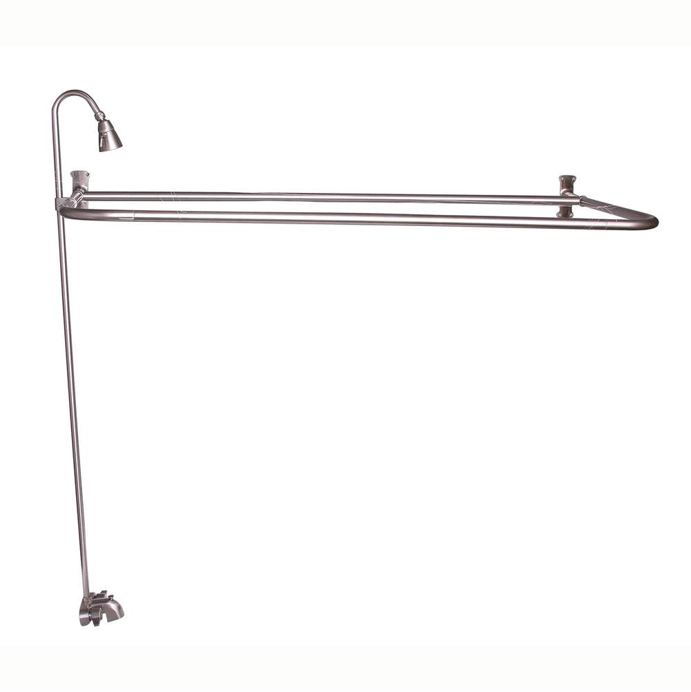 Barclay - Converto Shower w/48'' D-Rod,  Fct, Riser,Brushed Nickel - Brushed Nickel