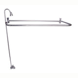 Barclay - Converto Shower w/48'' D-Rod,  Fct, Riser, Polished Chrome - Polished Chrome