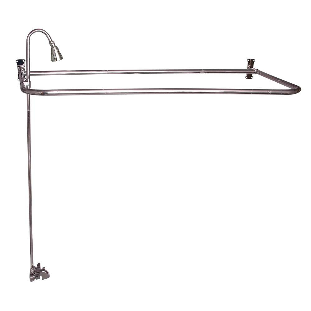 Barclay - Converto Shower w/54'' D-Rod,  Fct, Riser,Polished Nickel - Polished Nickel