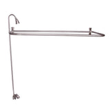 Barclay - Converto Shower w/60'' D-Rod,  Fct, Riser,Brushed Nickel - Brushed Nickel