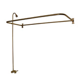 Barclay - Converto shower w/60'' D-Rod,  Fct, riser, Polished Brass - Polished Brass