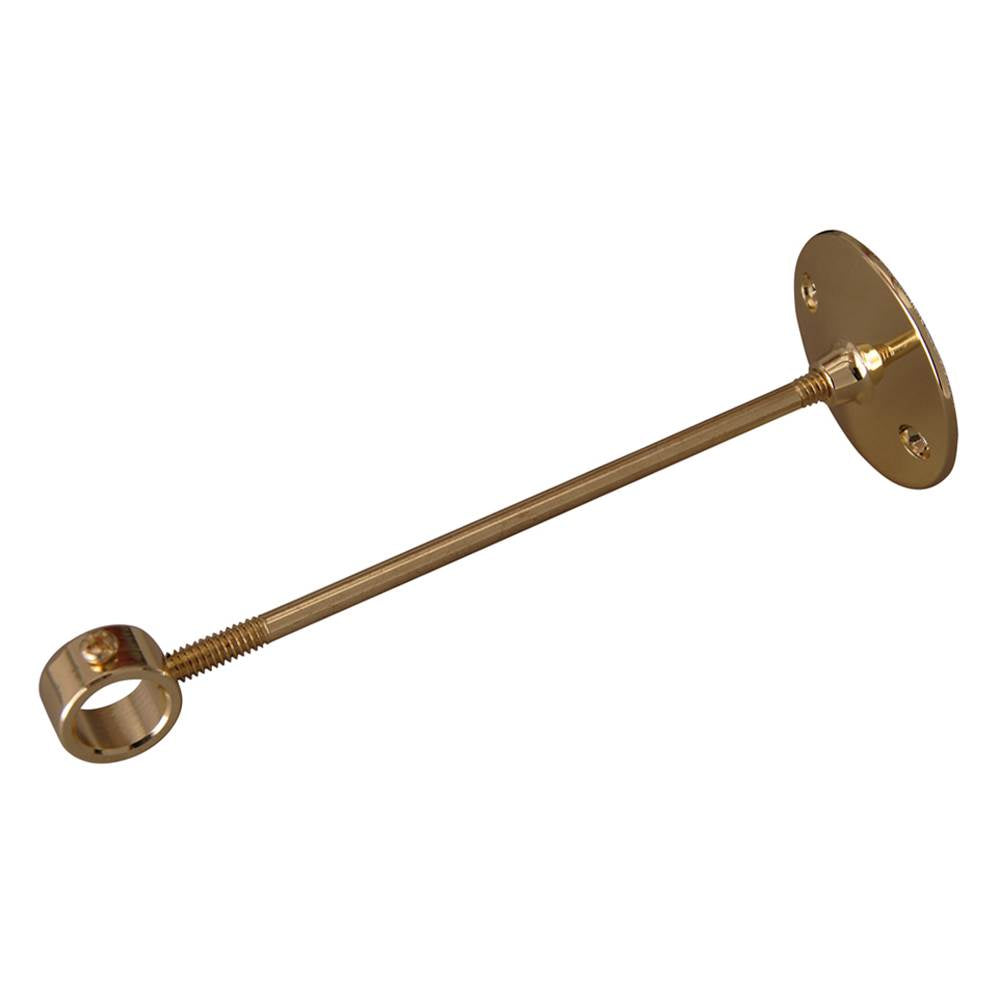 Barclay - Wall Support for riser  Polished Brass - Polished Brass