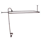 Barclay - Converto Shower w/54'' Rect Rod , Code Spout, Oil Rubbed Brnze - Oil Rubbed Bronze