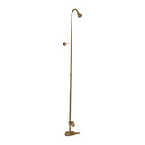 Barclay - Diverter Bathcock w/Code Spout , Riser, Polished Brass - Polished Brass