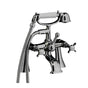 Barclay - Tub Rim Mounted Filler with  Handshower, Polished Nickel - Polished Nickel