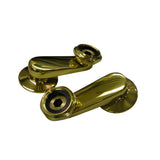 Barclay - Swivel Arm Connectors for Wall  Mount Faucet, Polished Brass - Polished Brass