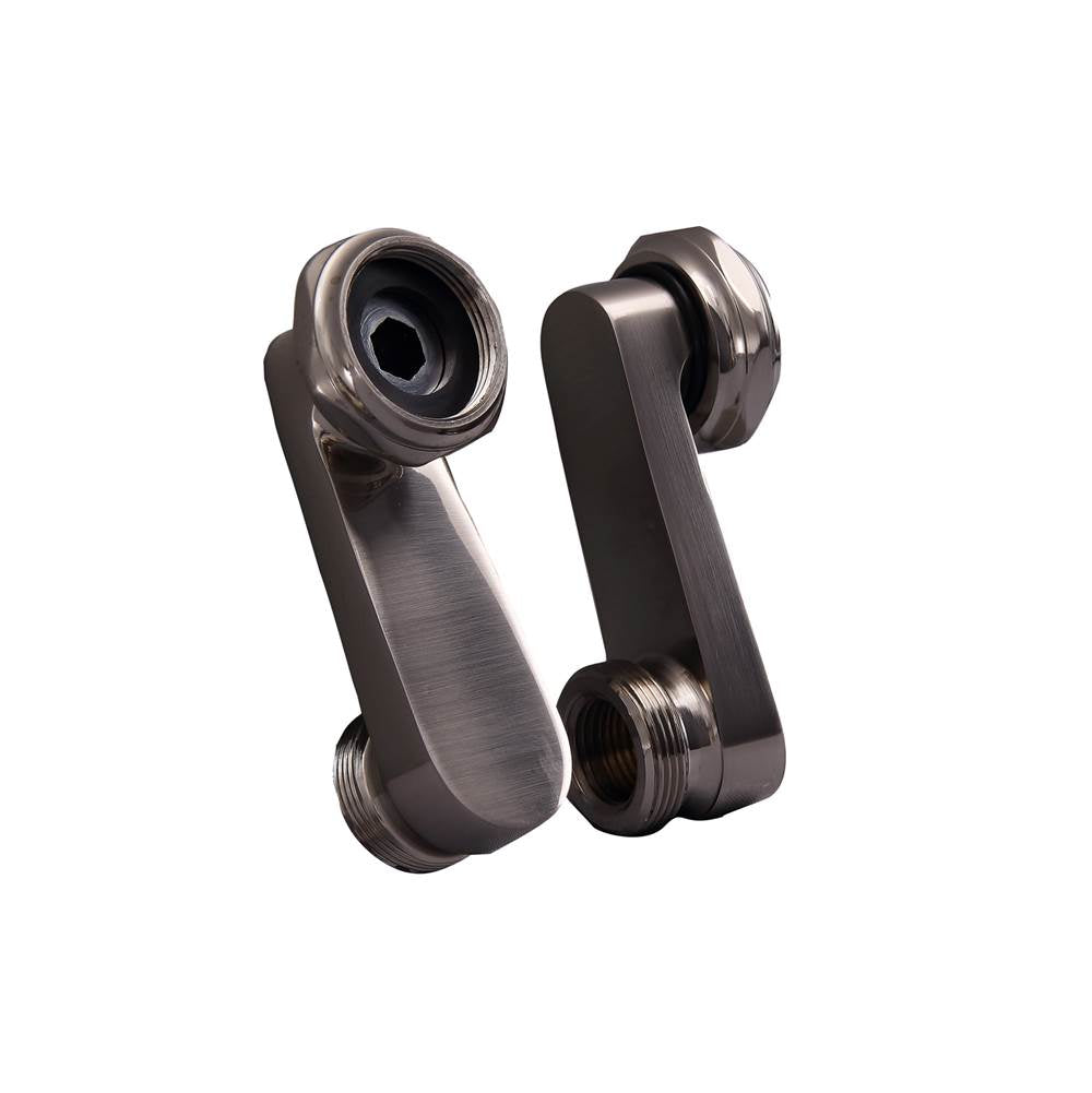 Barclay - Swivel Arms for Deck Mount Faucet, Brushed Nickel - Brushed Nickel