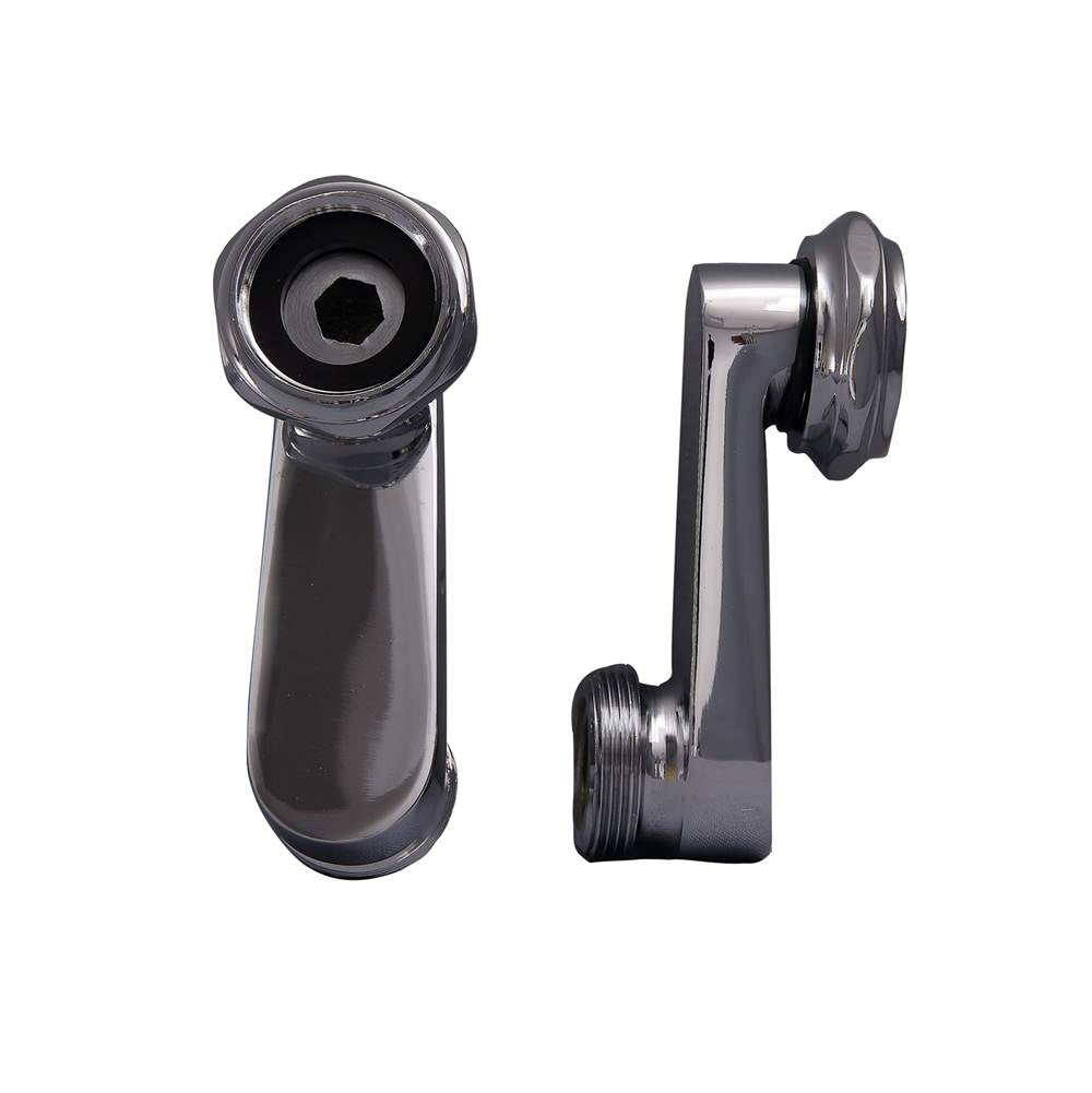 Barclay - Swivel Arms for Deck Mount Faucet, Polished Chrome - Polished Chrome