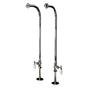 Barclay - Freestanding Bath Supplies w/ Stops, Porc Hdles, Pol Chrome - Polished Chrome