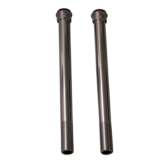 Barclay - 10'' Long Tube w/Hex Nut for  4502 Unit, Pair, Pol Chrome - Polished Chrome