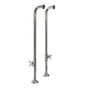 Barclay - 31-1/2'' Freestanding Tub Sup. w/ Stops, Cross Handles-ORB - Oil Rubbed Bronze