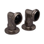 Barclay - Elbows for Deck Mounting, 2'' Pair, Polished Chrome - Polished Chrome