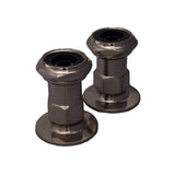 Barclay - Straight 1/2'' Wall Mount Coupler, 1-3/4'' Long-BN - Brushed Nickel