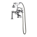 Barclay - Elephant Spout Hand Shwr, 6'',  Mounts, Cross Hdls, Pol Chrme - Polished Chrome