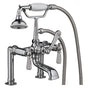 Barclay - Elephant Spout Hand Shwr, 6''  Mounts, Porc Hdls, Pol Chrome - Polished Chrome