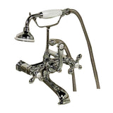 Barclay - Elephant Spout Hand Shower w/  Swvl Mts, Cross Hdls, Chrome - Polished Chrome