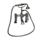 Barclay - Elephant Spout,HndShwr,60''Hose Mounts, Metal Lever Hdls, PN - Polished Nickel
