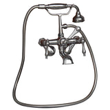 Barclay - Elephant Spout,HndShwr,60''Hse Swvl Mts, Metal Lver Hdls,PN - Polished Nickel