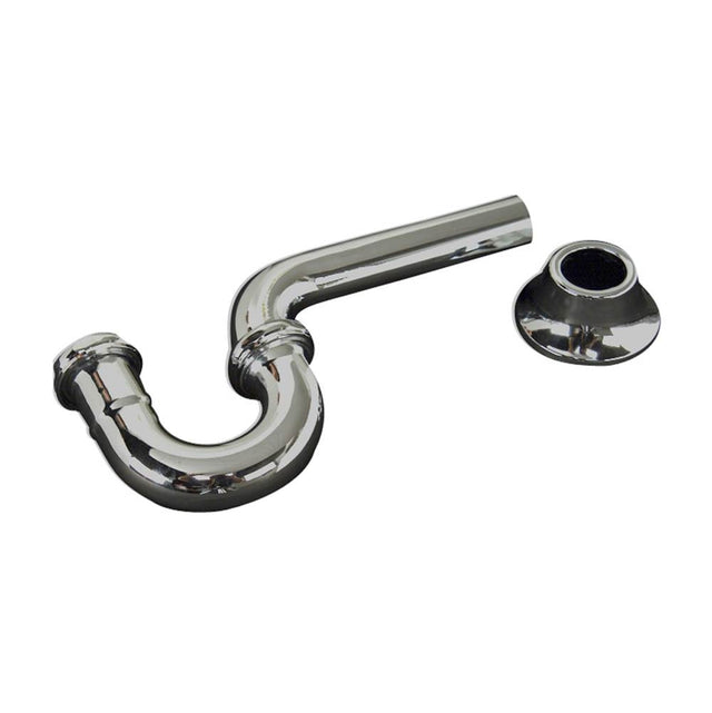 Barclay - Tubular P Trap, 1 1/4'',  Polished Chrome - Polished Chrome