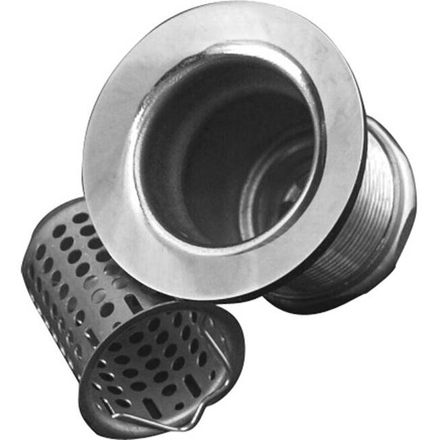 Barclay - Basket Strainer, 2'',  Polished Chrome - Polished Chrome