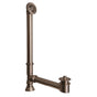 Barclay - Extended Tub Waste & Overflow  Brushed Nickel - Brushed Nickel