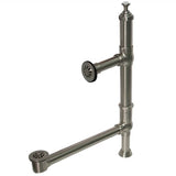 Barclay - Tower Drain & overflow Brushed Nickel - Brushed Nickel