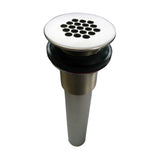 Barclay - Grid Drain w/Overflow,  Pewter - Pewter