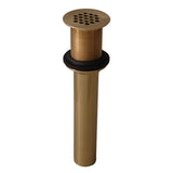 Barclay - Grid Drain, No Overflow,  Polished Brass - Polished Brass