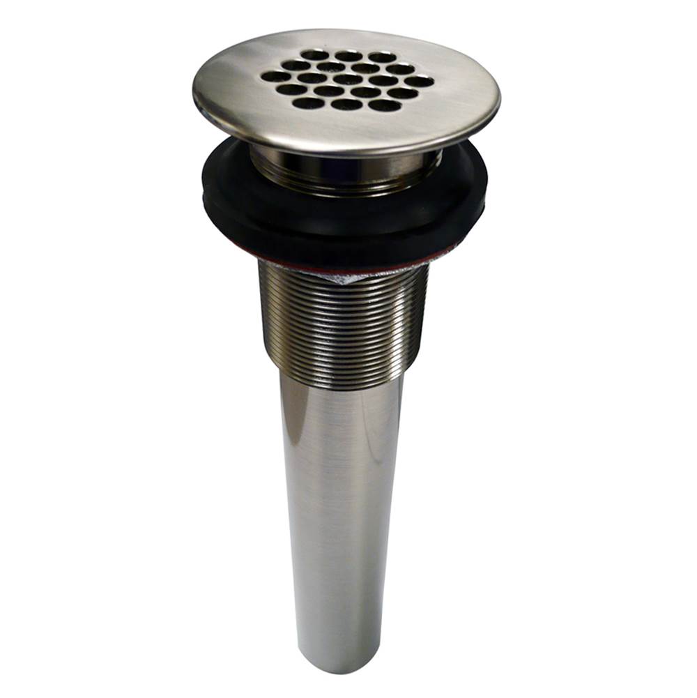 Barclay - Grid Drain, No Overflow,  Pewter - Pewter