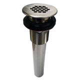 Barclay - Grid Drain, No Overflow,  Pewter - Pewter